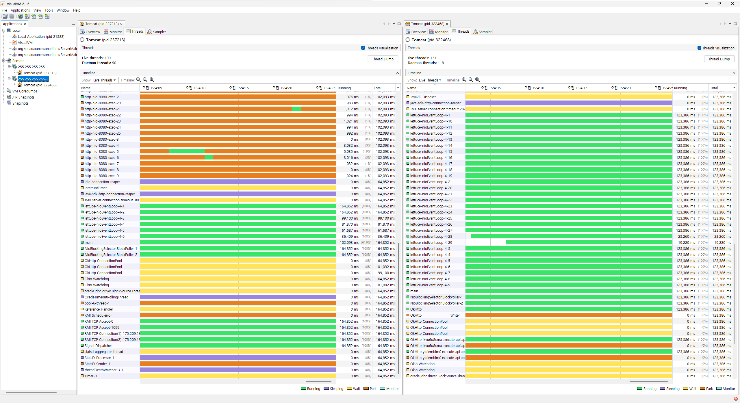 Setting JMX Connection